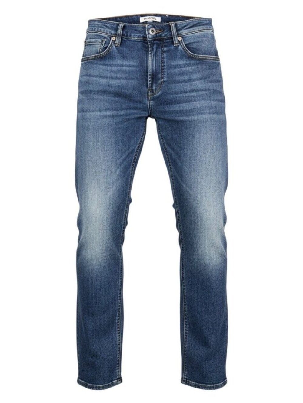 TK Axel Slim Bootcut Jeans W34 L30 Medium Wash Denim Mens